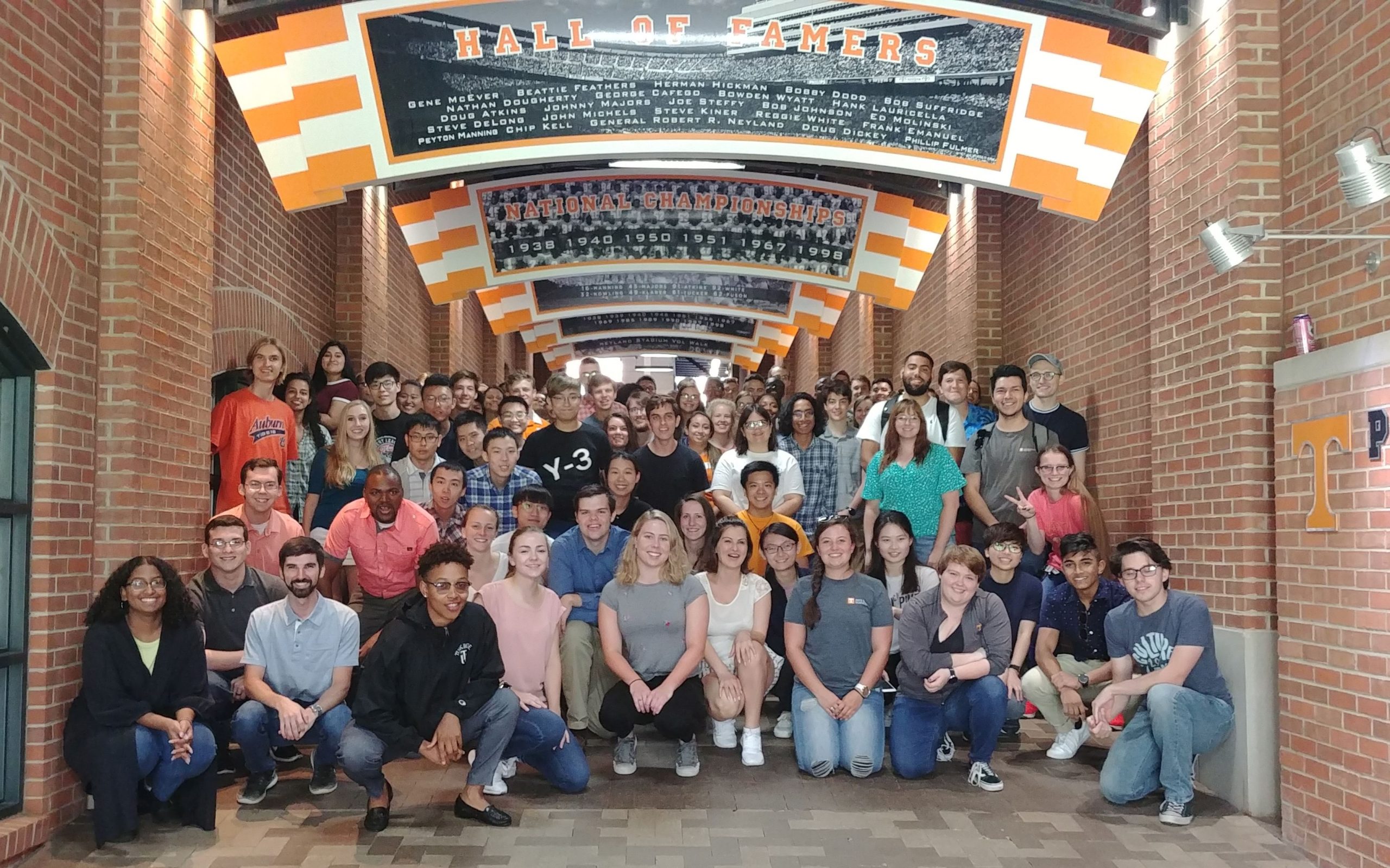 Group shot of Summer Research Scholars 2019