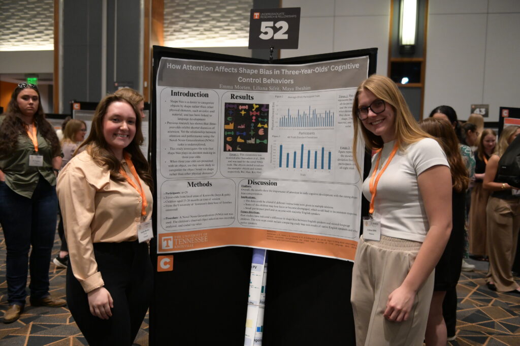 Poster feturing two students at EUReCA 2025