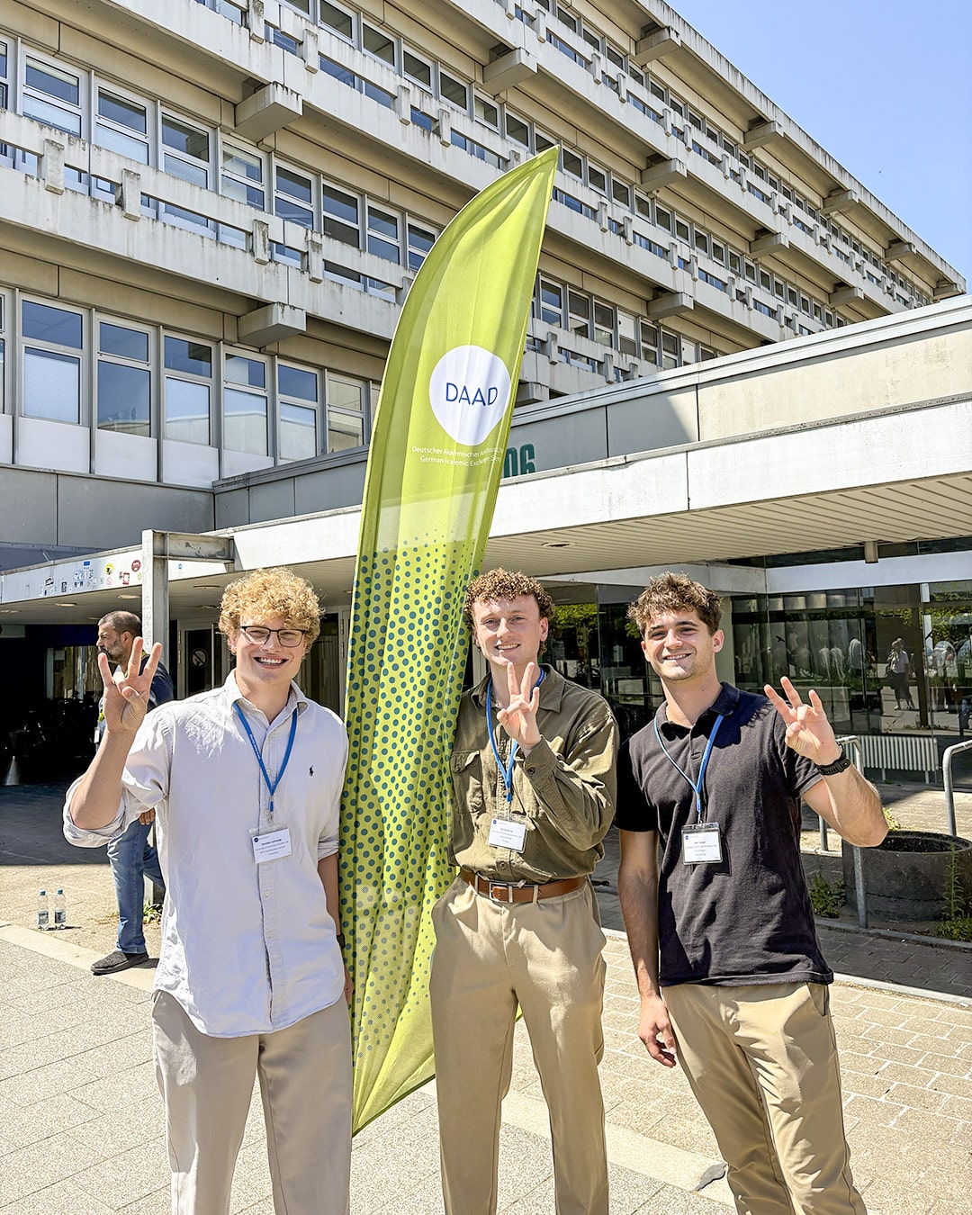 Three Vols Expand Their Research Horizons Through DAAD RISE in Germany